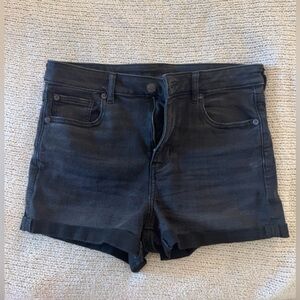American Eagle high rise shortie size 8 black